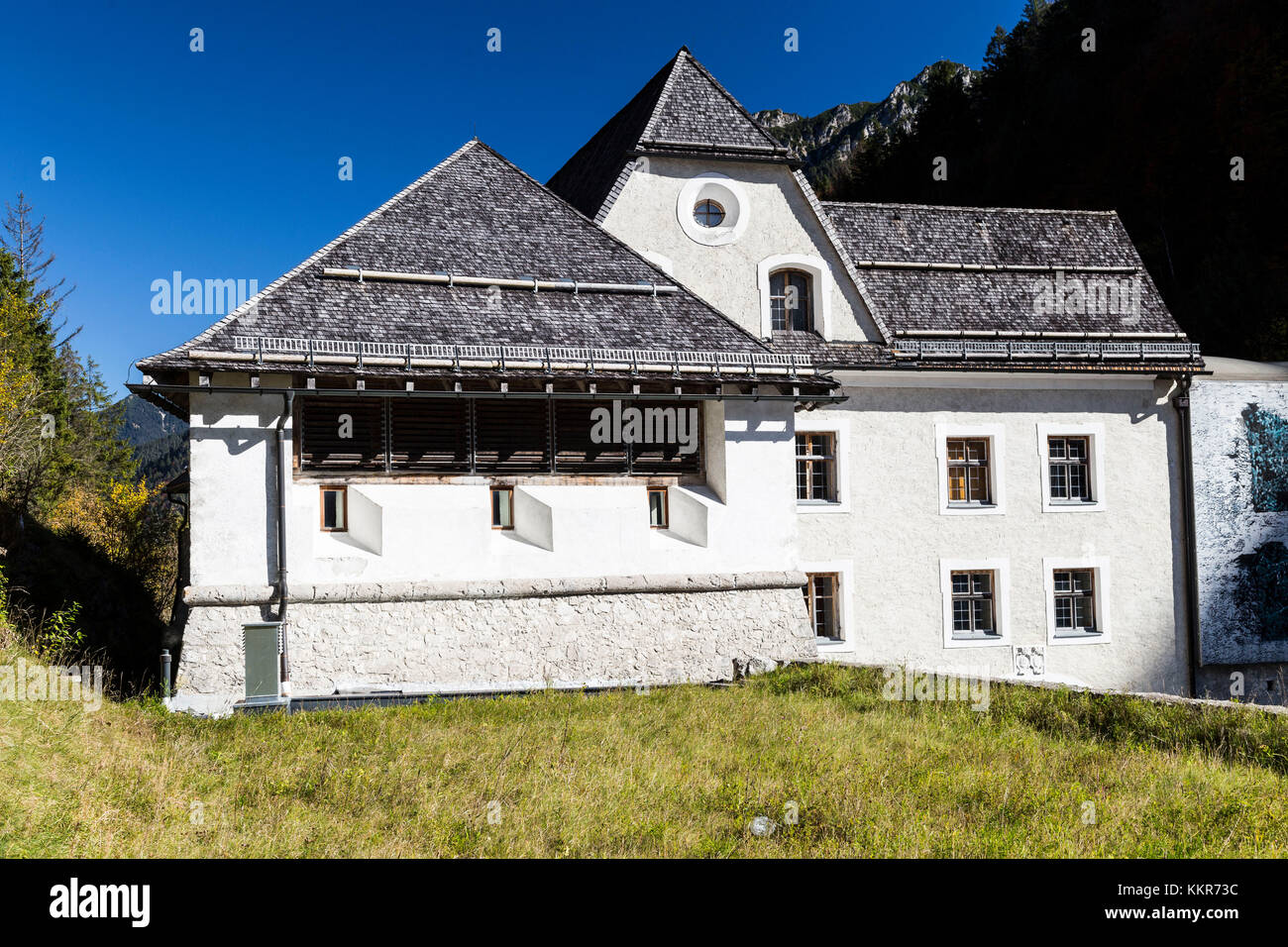 Europe, Austria, Alps, Tyrol, Highline 179 - tourist information and museum Stock Photo