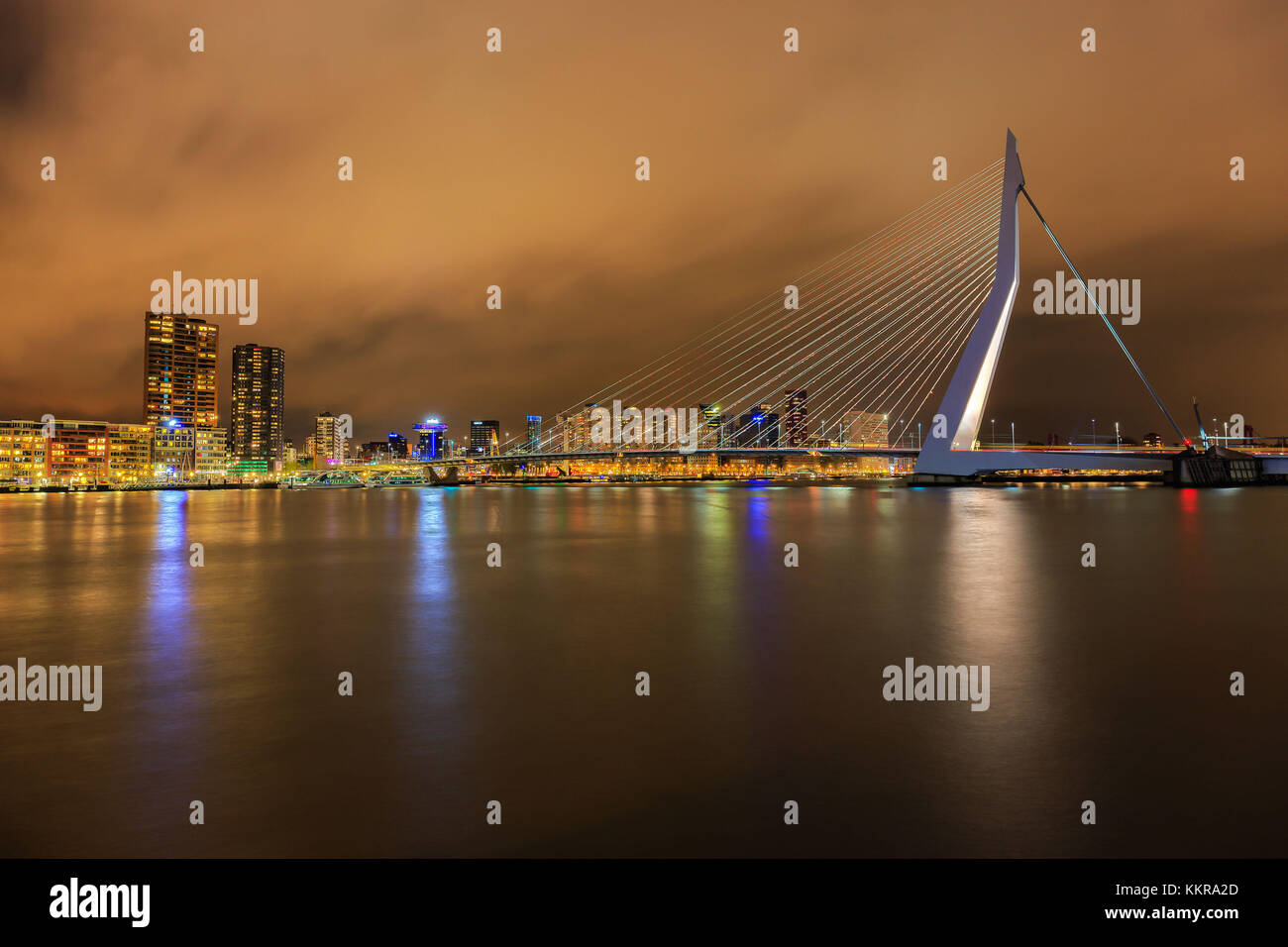 Rotterdam is a city in the Netherlands, located in South Holland. Stock Photo