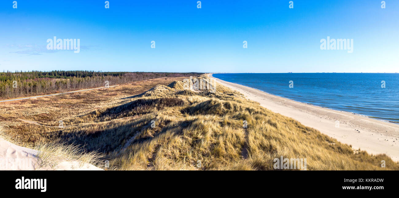 The dunes near Bunken are wonderful, wild nature Stock Photo