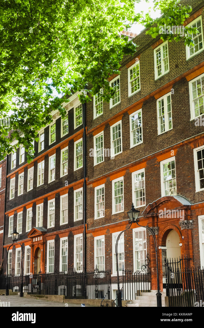 England, London, City of London, Inns of Court, Inner Temple, King's Bench Walk Stock Photo