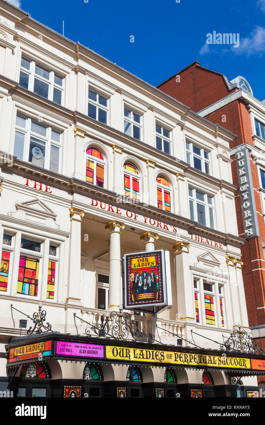 England, London, Soho, The Duke of York's Theatre Stock Photo