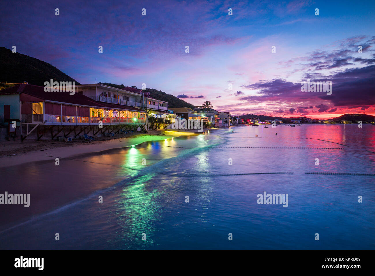French West Indies, St-Martin, Grand Case, Gourmet Capital of the ...