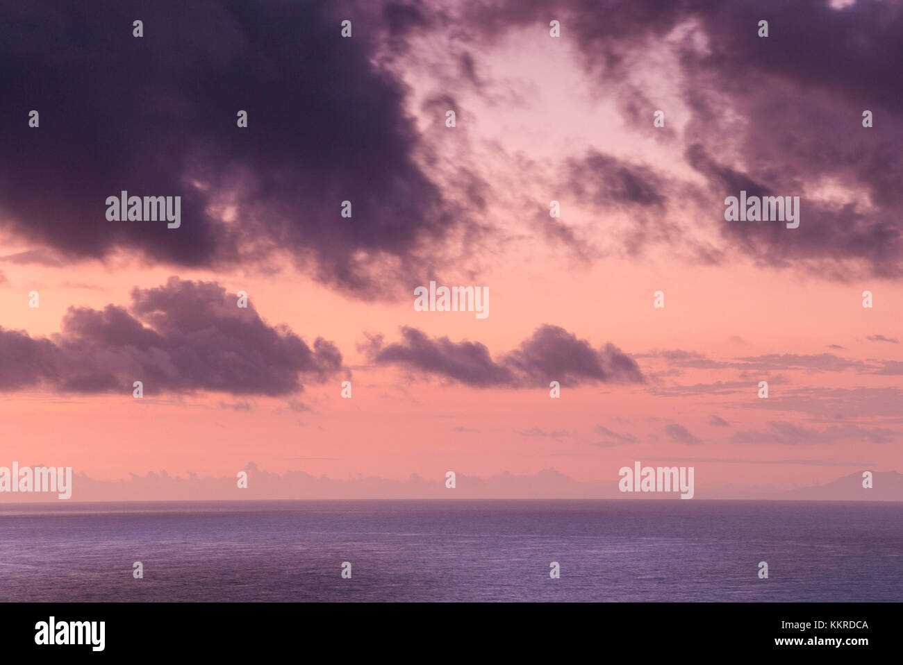 Netherlands, Sint Maarten, Simpson Bay, sunrise sky Stock Photo - Alamy