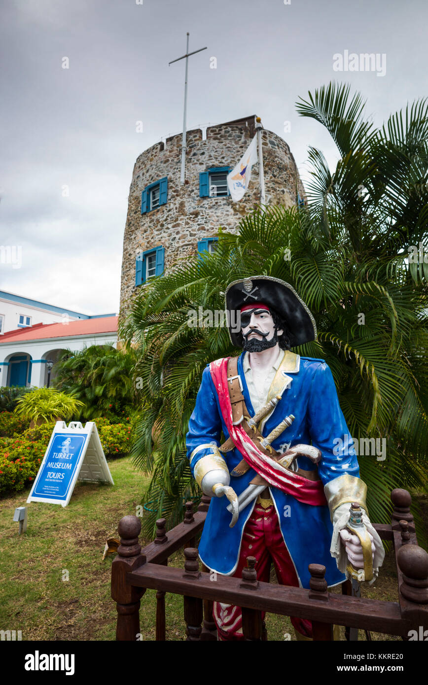 U.S. Virgin Islands, St. Thomas, Charlotte Amalie, Bluebeards Castle ...