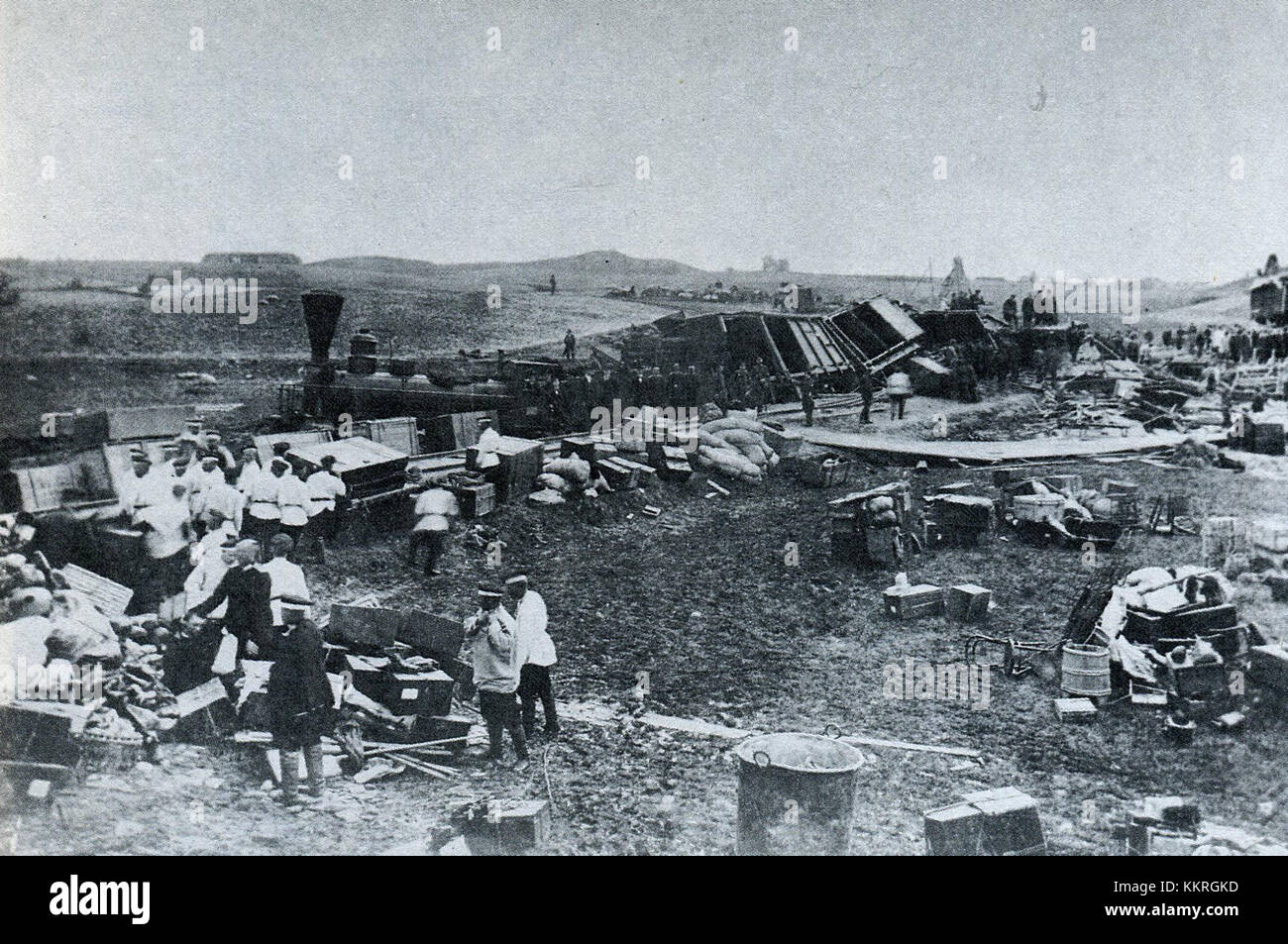 A historical account of a train crash that occurred in 1897 ...