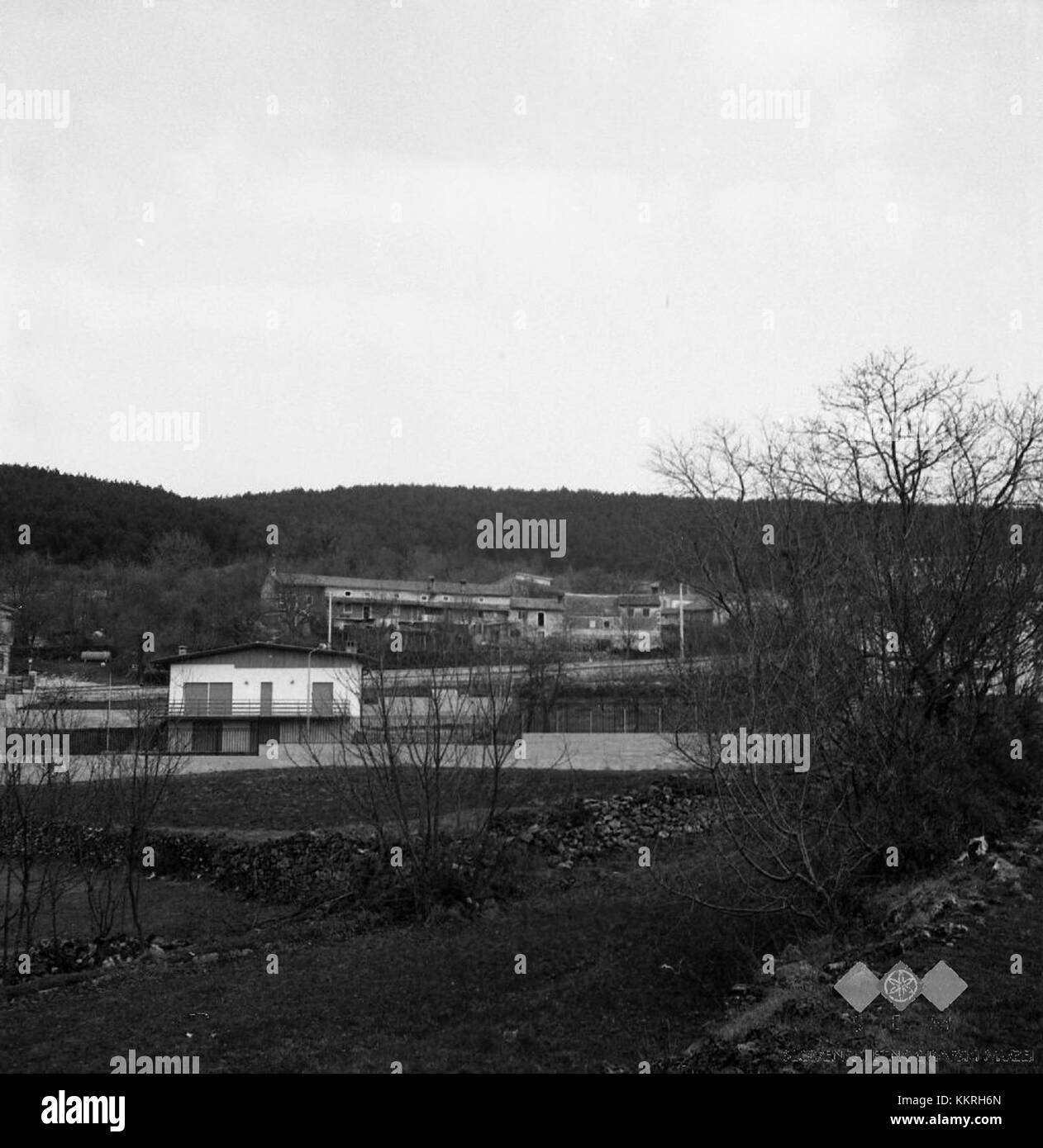 Veliki Repen, panorama 1968 Stock Photo