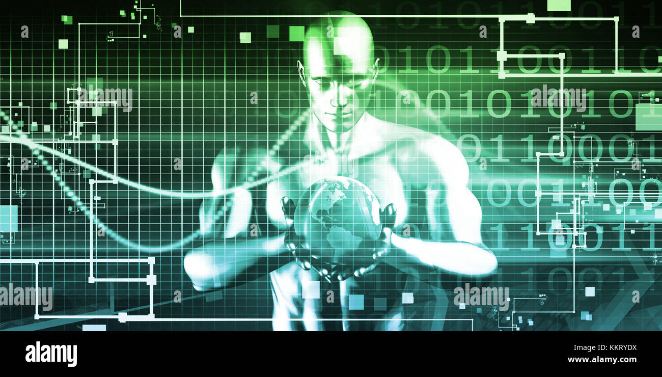 IT Services or Information Technology Solutions as Art Stock Photo - Alamy