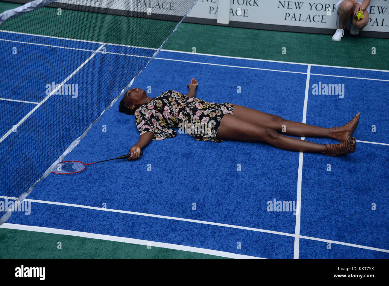 NEW YORK, NY - AUGUST 24: Rafael Nadal, Nick Kyrgios, Eugenie Bouchard