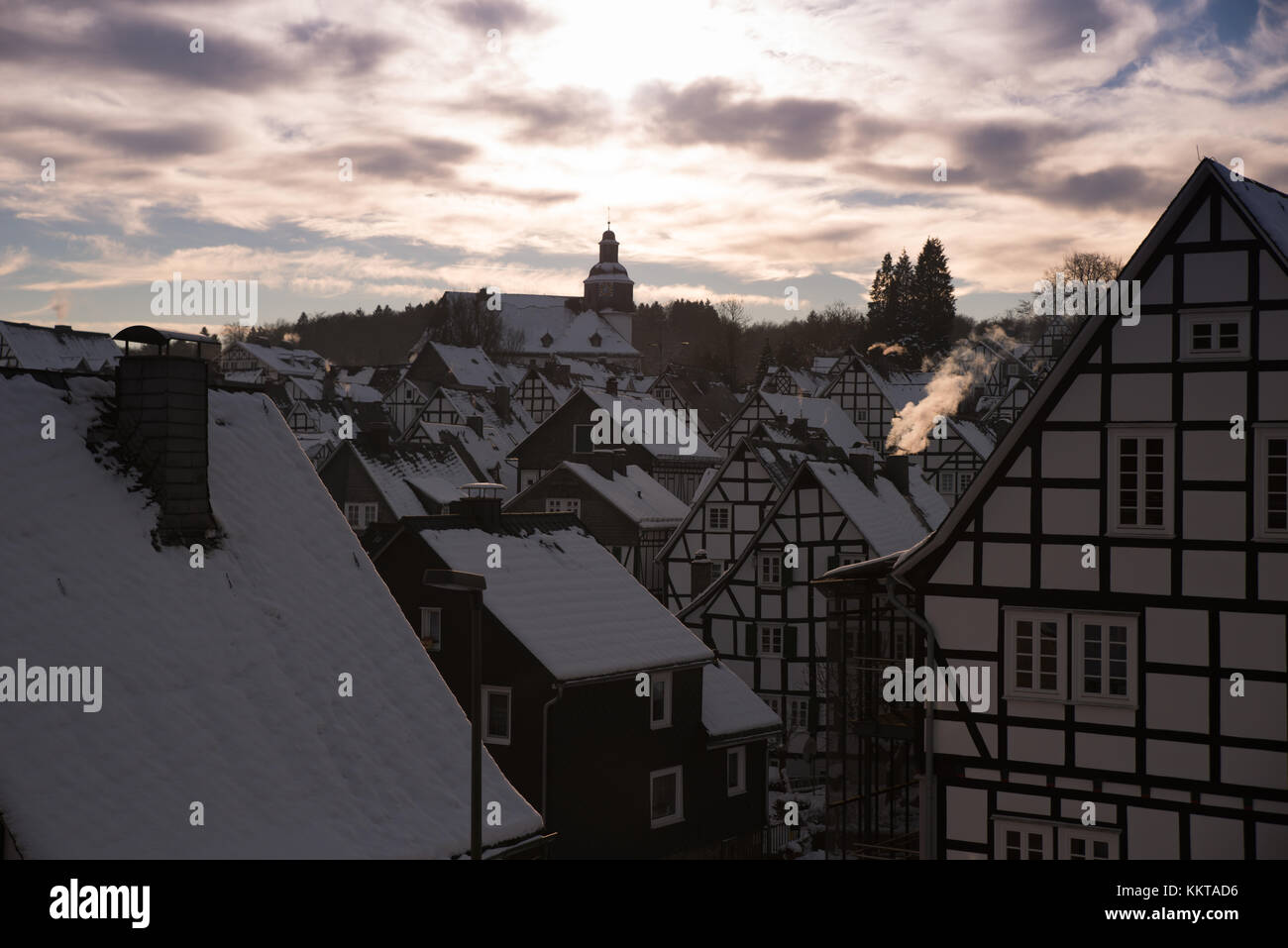 Freudenberg germany houses timber hi-res stock photography and images ...