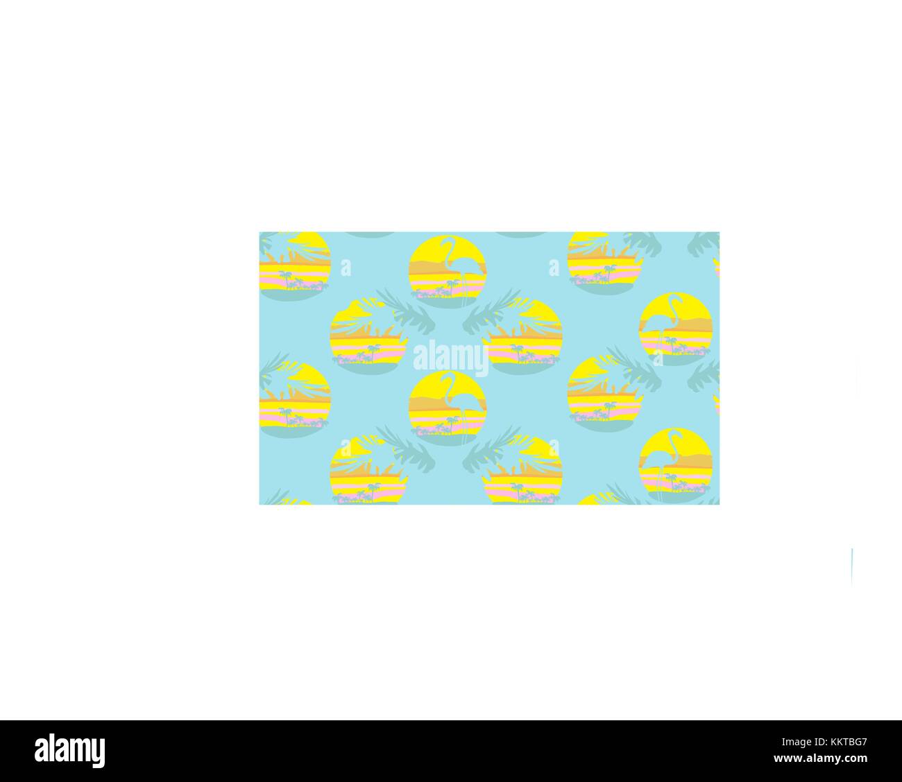 Seamless flamingo bird pattern Stock Vector Image & Art - Alamy