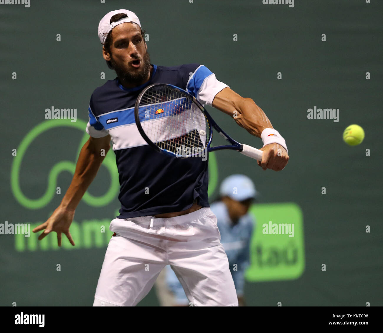 KEY BISCAYNE, FL - MARCH 25: Feliciano Lopez on day 6 of the Miami Open ...