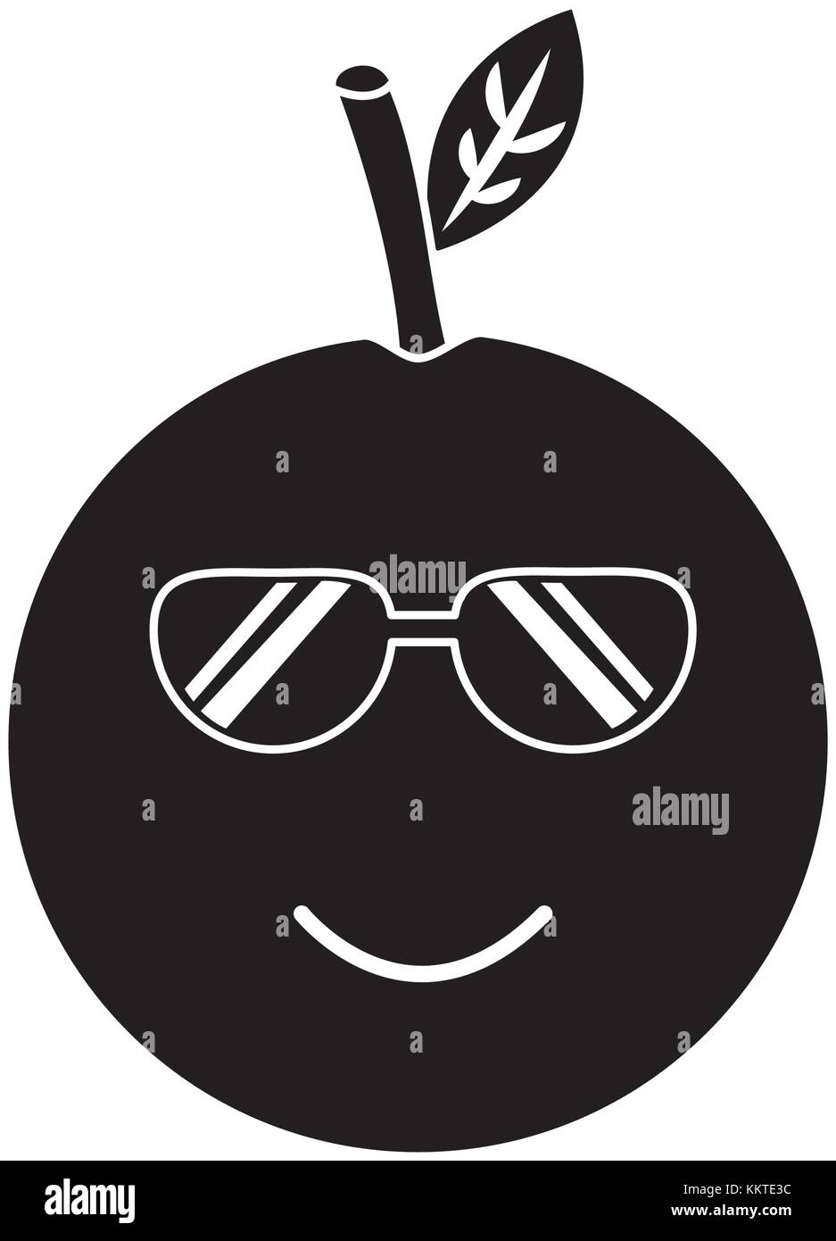 kawaii cartoon orange fruit funny character Stock Vector Image & Art ...