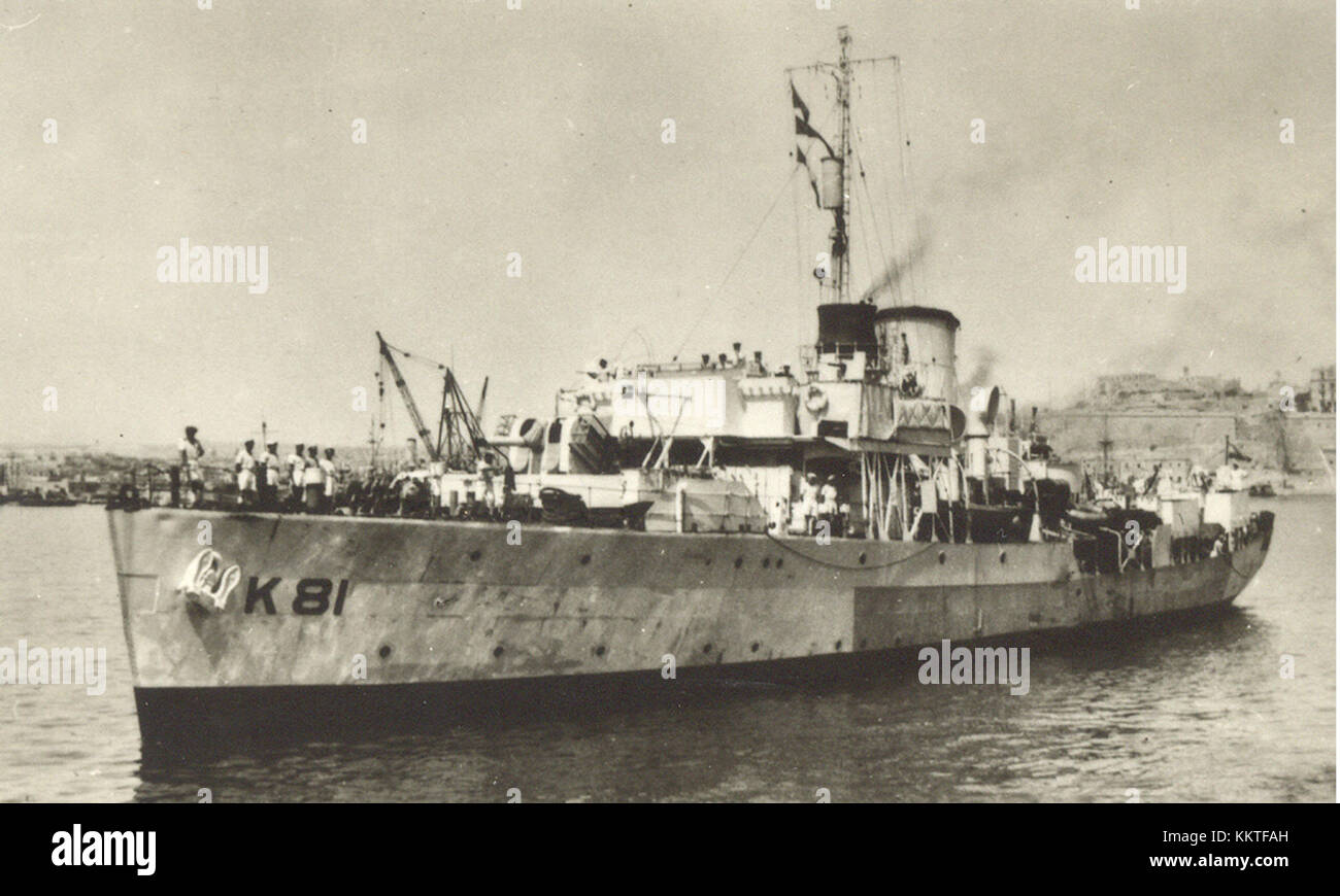 Korveta Nada HMS Mallow Stock Photo Alamy