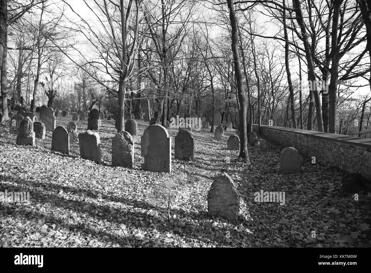 old jewish cemetery Stock Photo Alamy