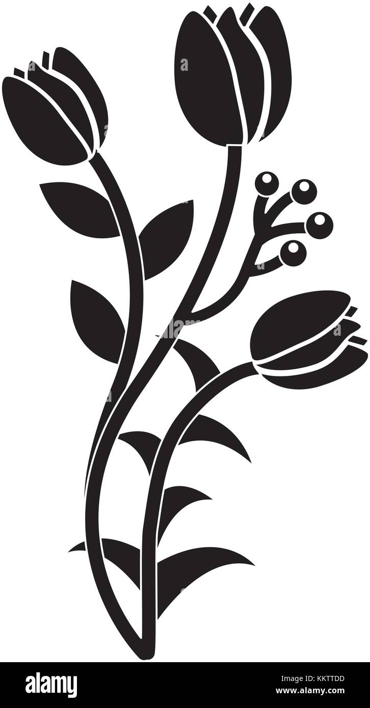 tulip flower icon image Stock Vector Image & Art - Alamy