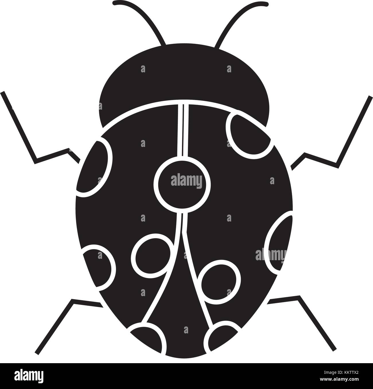beetle ladybug insect bug icon image Stock Vector Image & Art - Alamy