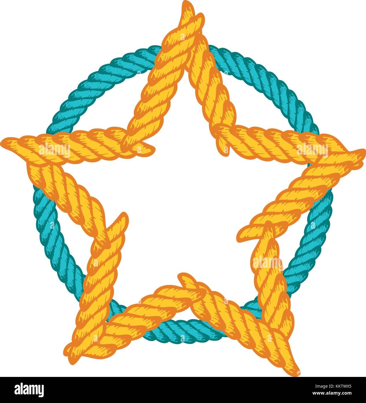 star lasso rope vector art Stock Vector Image & Art - Alamy