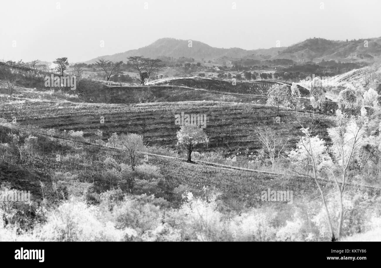 Rock peak black silhouette Black and White Stock Photos & Images - Alamy