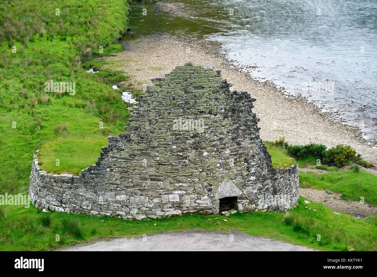 Dun Dornaigil Iron Age broch fortified homestead still stands to 7