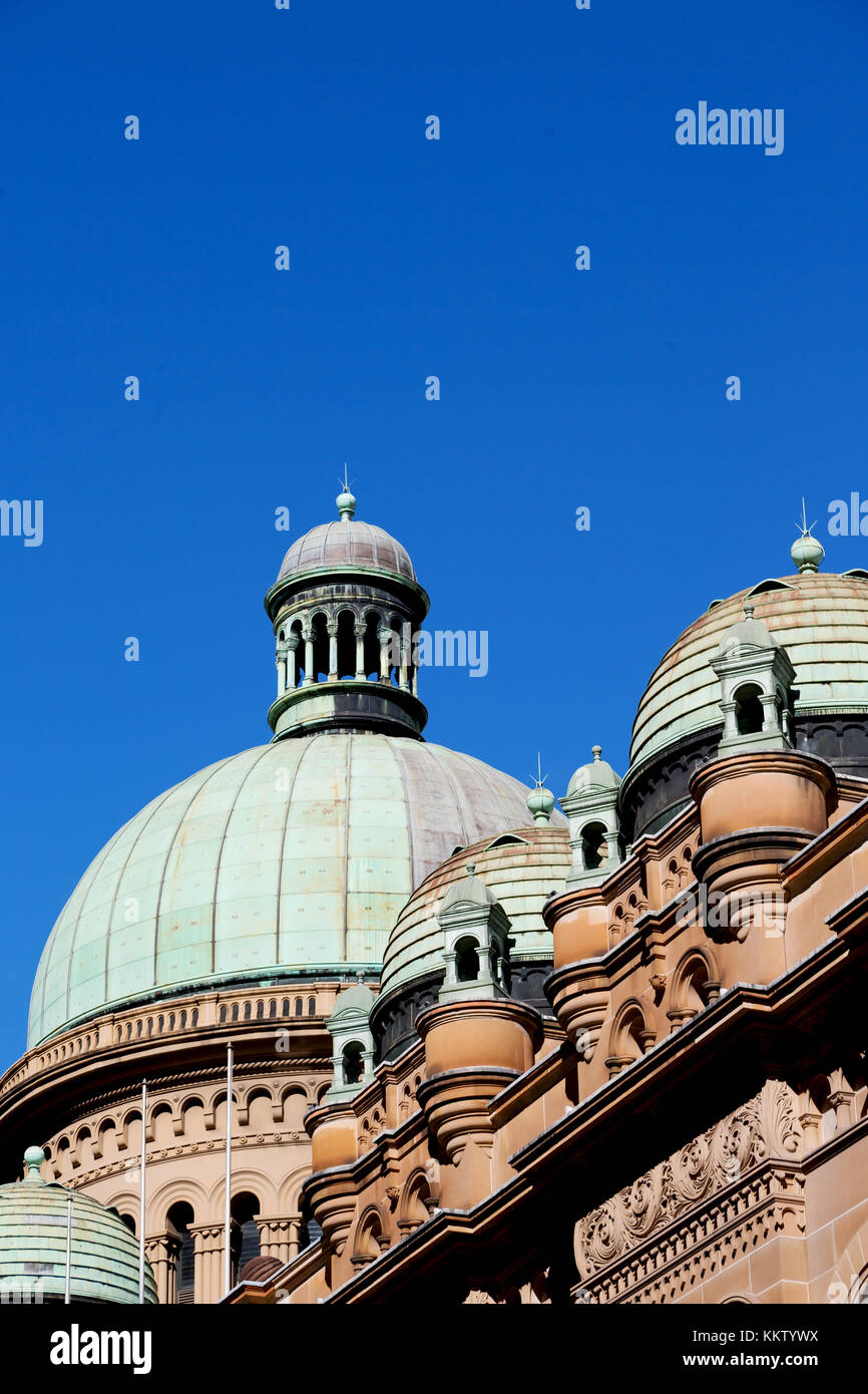 in australia sydney the antique queen victoria building and the dome in