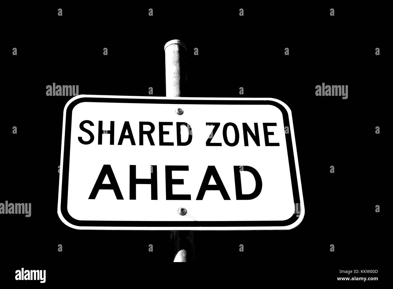 Shared Zone Vector File in australia the sign of shared zone ahead concept of safety in the ...
