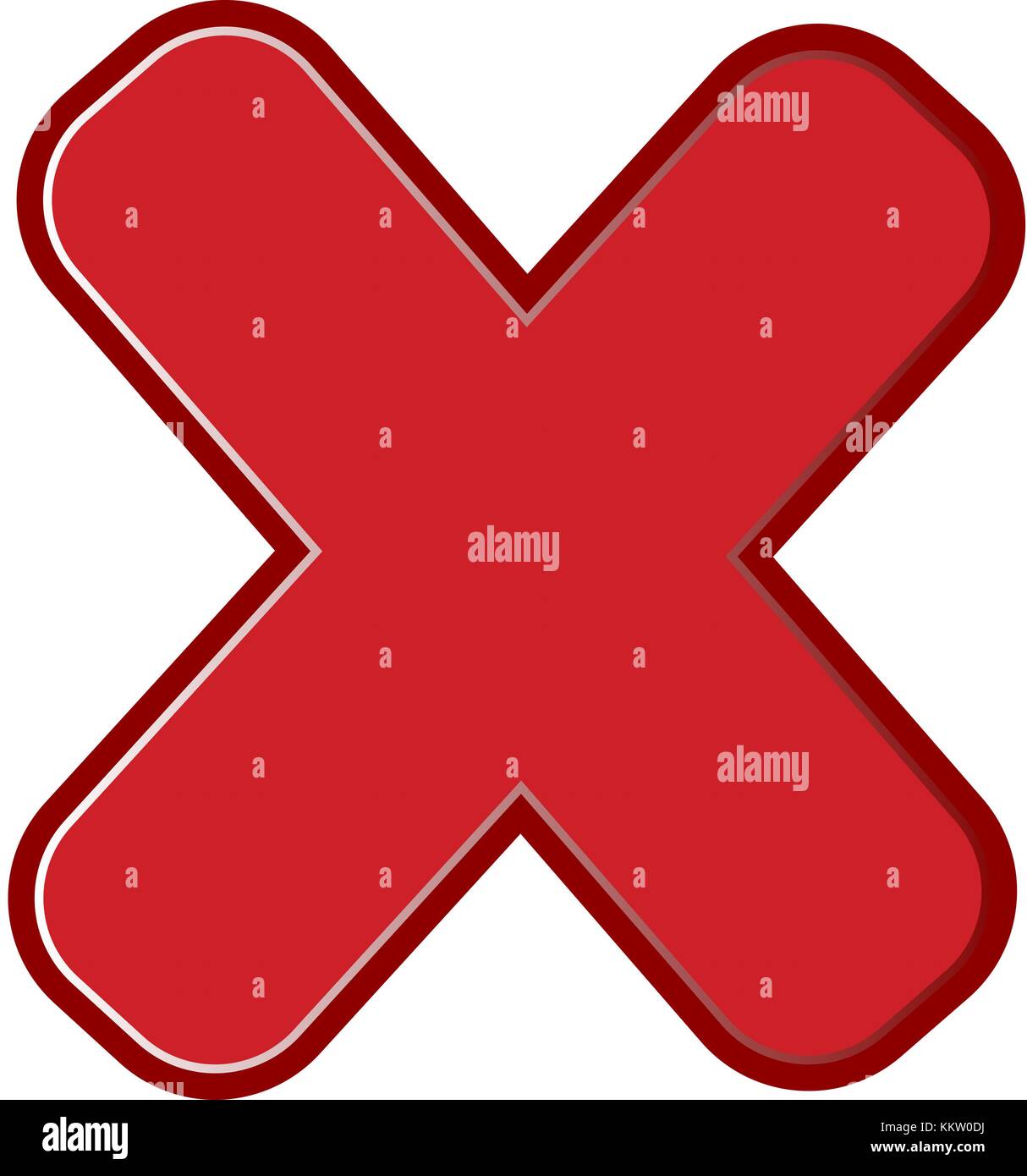 image of cross icon Stock Photo - Alamy