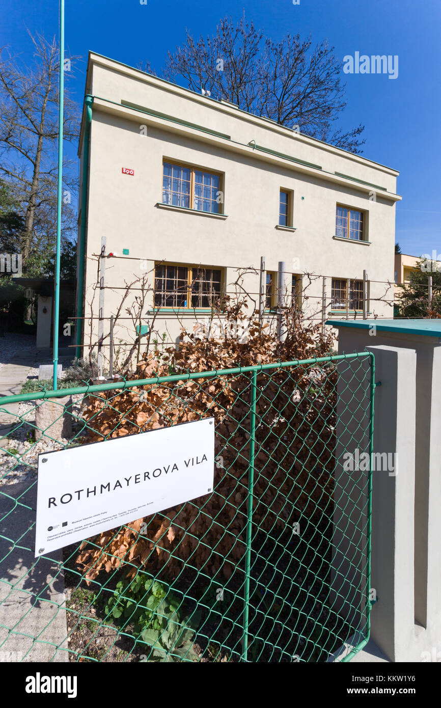 Villa Rothmayer Functionalistic style hi-res stock photography and images - Alamy