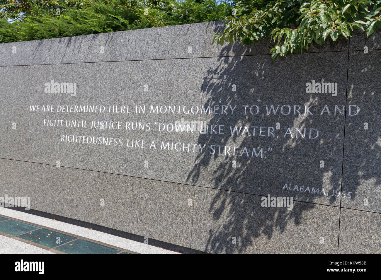 Martin Luther King Jr quotation on the Inscription Wall, Martin Luther ...