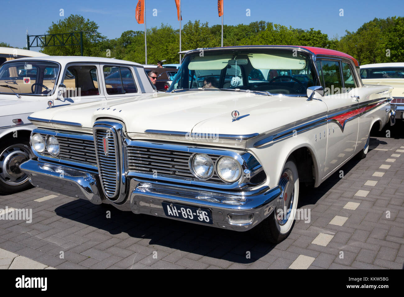 DEN BOSCH, THE NETHERLANDS - MAY 10, 2016: Vintage 1959 Ford Edsel classic car Stock Photo