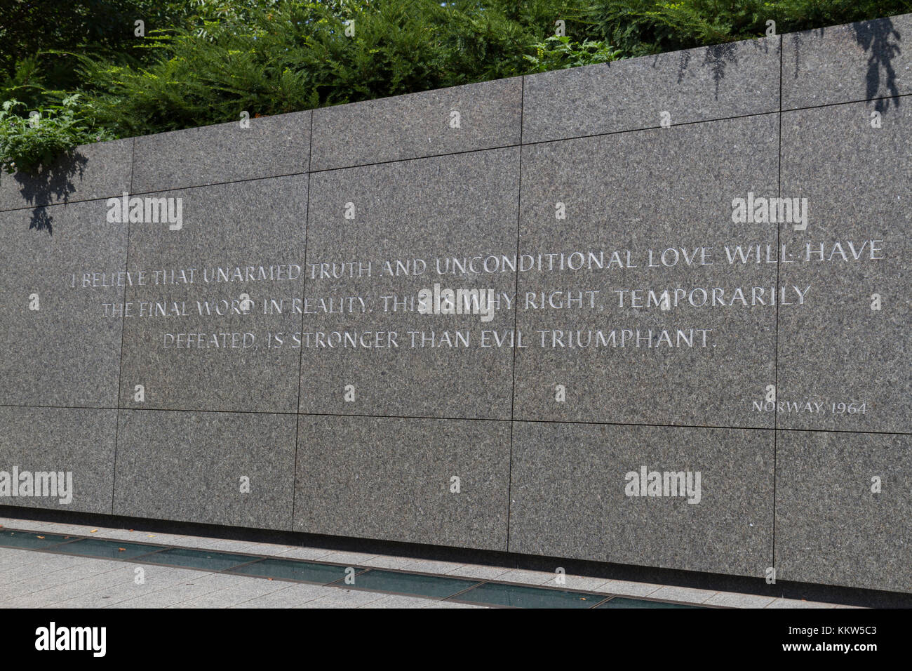 Martin Luther King Jr quotation on the Inscription Wall, Martin Luther ...