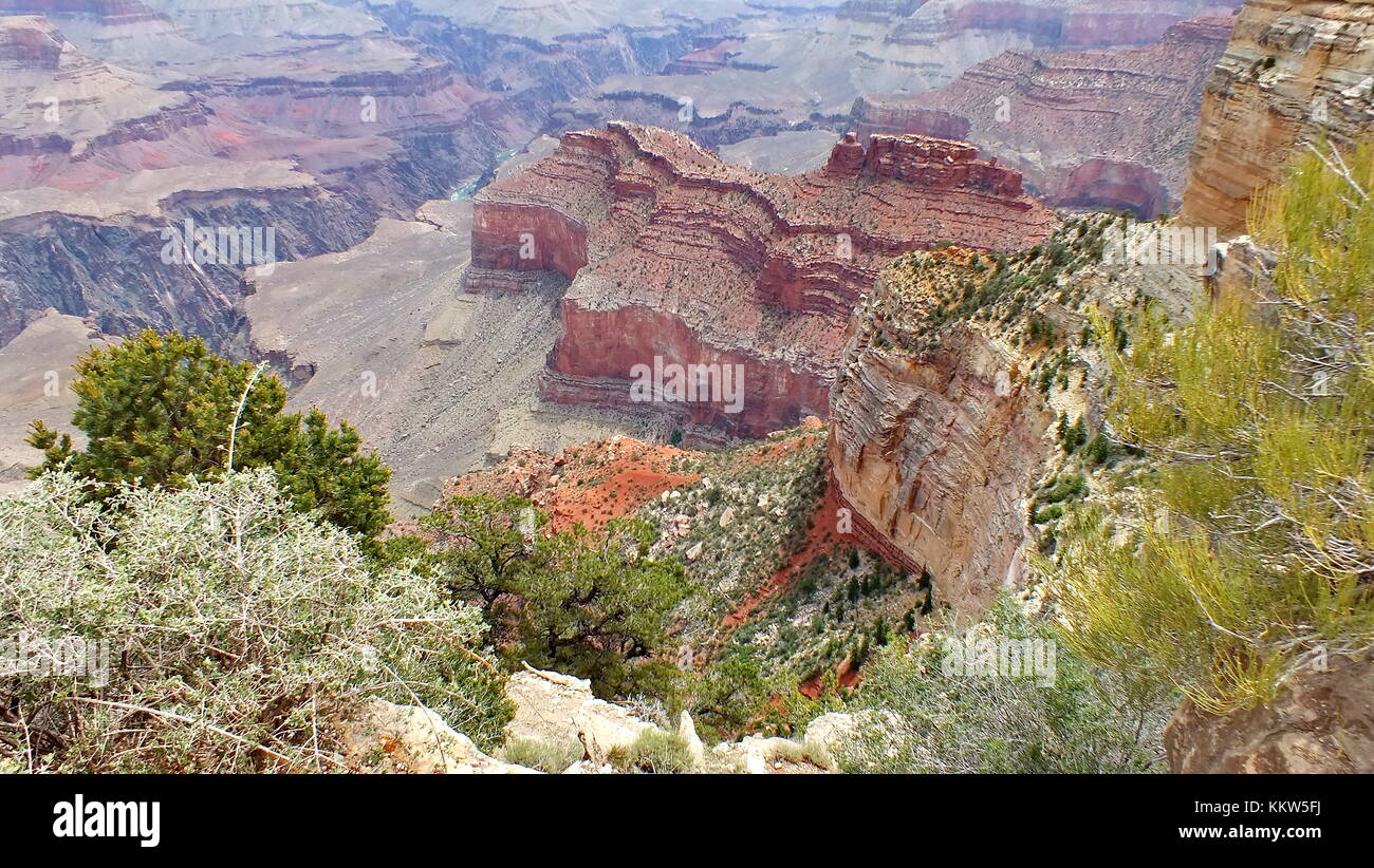 Battleship Butte at the Grand Canyon Stock Photo Alamy