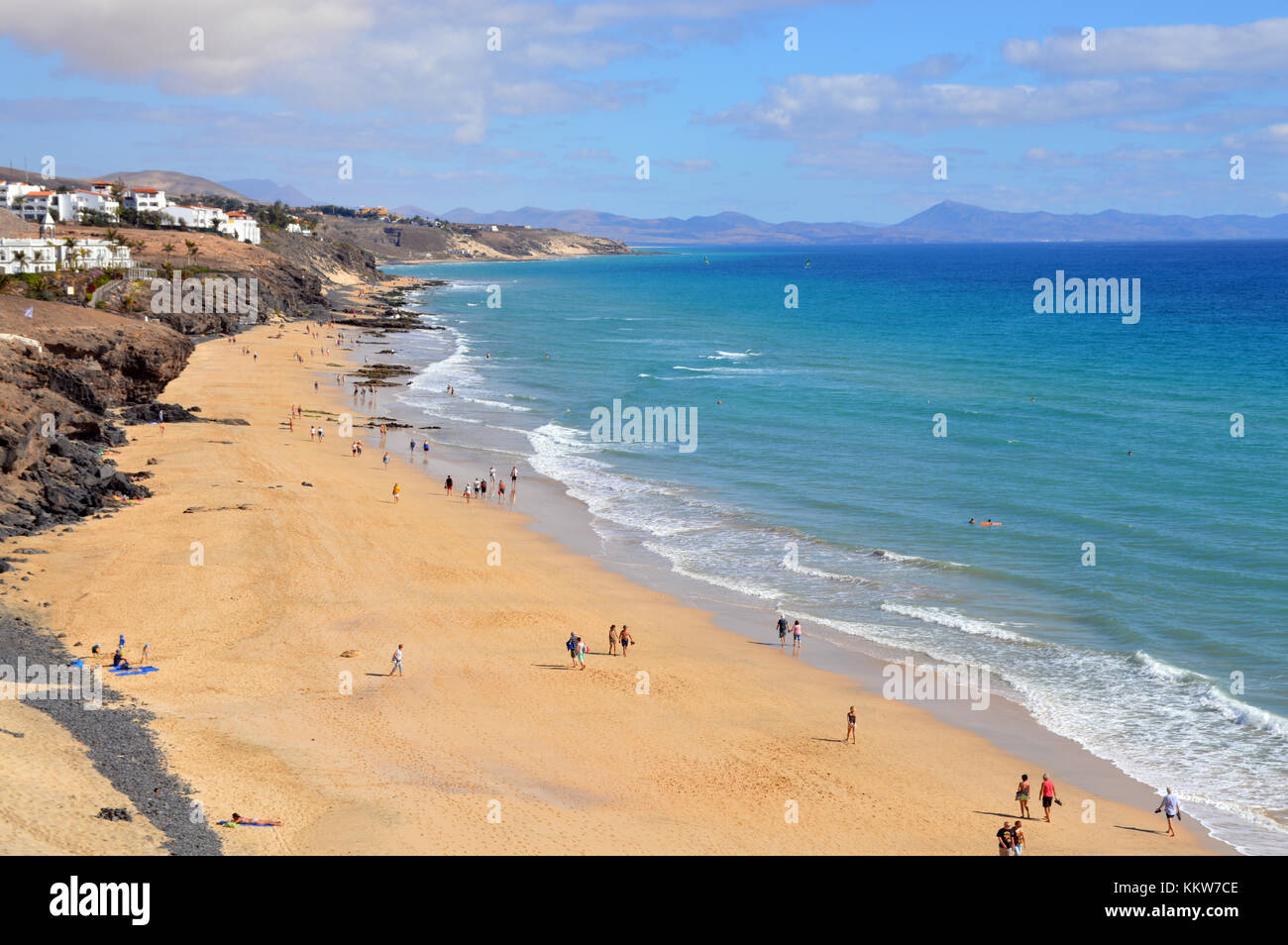 Wonderful Long Beach Near Morro Jable In Jandia South Of The Isle
