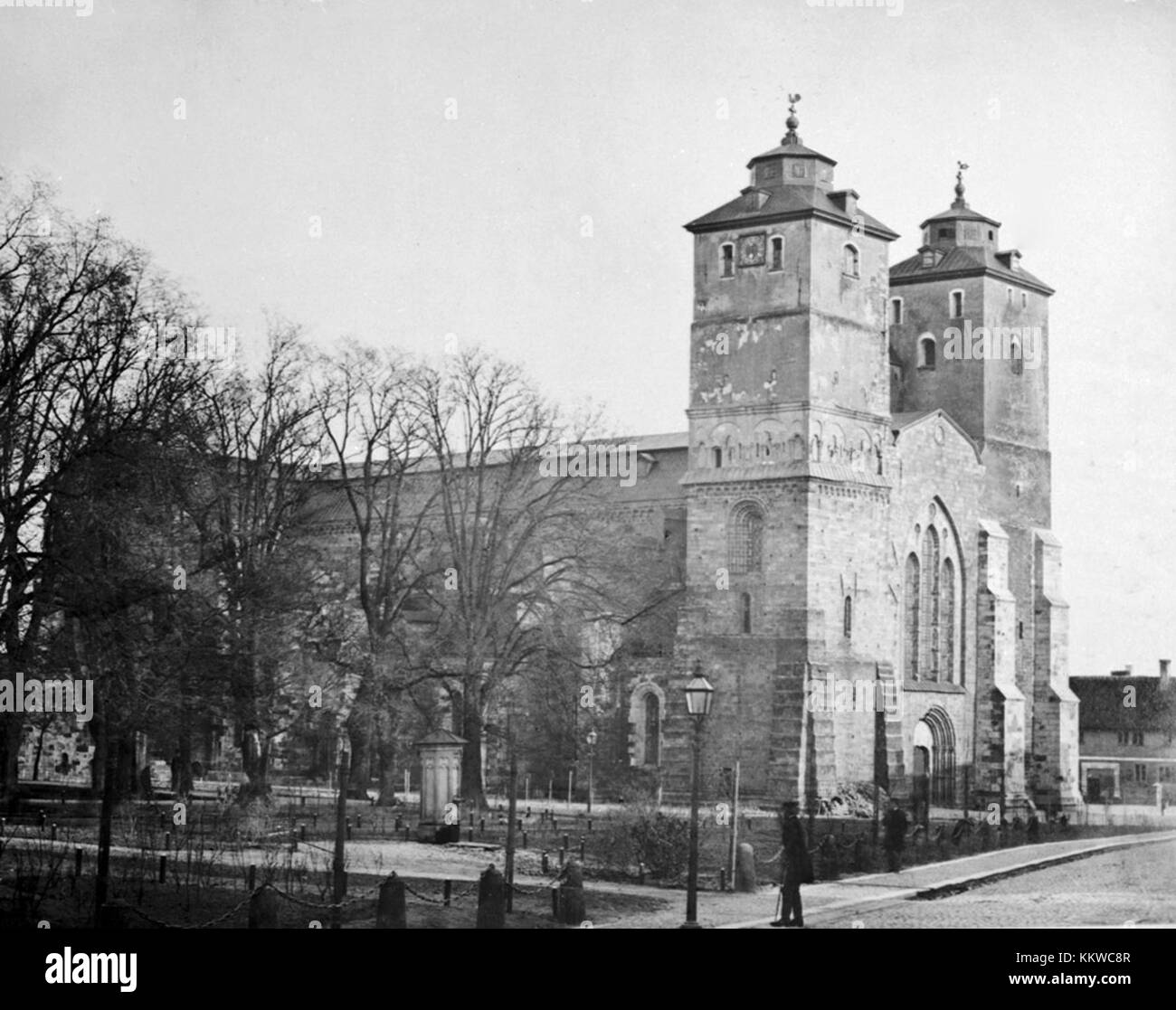 Cathedral of Lund in 1860 Stock Photo - Alamy