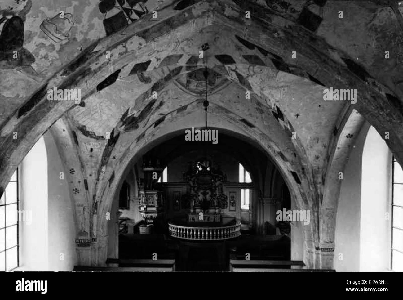Bollerups kyrka KMB 16000200050161 Stock Photo - Alamy