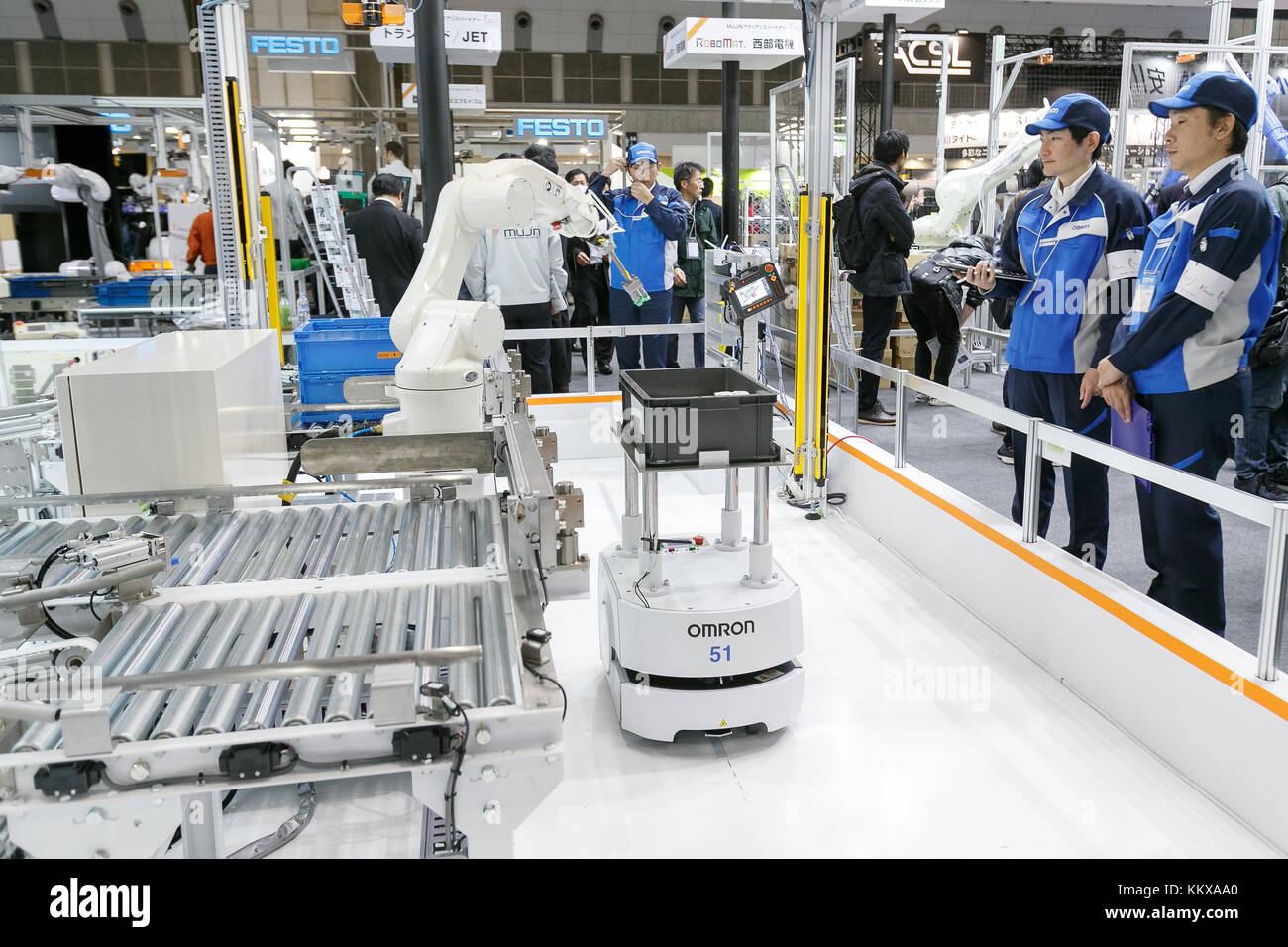 https://c8.alamy.com/comp/KKXAA0/tokyo-japan-2nd-dec-2017-omron-robots-perform-during-international-KKXAA0.jpg