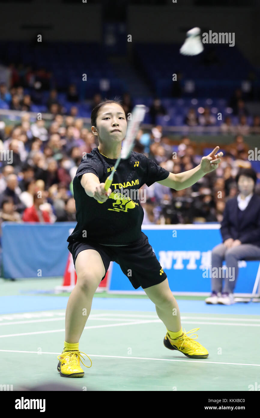 Natsuki Nidaira, DECEMBER 1, 2017 - Badminton : The 71st All Japan Badminton  Championships 2017 Women's Singles quarter-final at Komazawa Olympic Park  Gymnasium in Tokyo, Japan. (Photo by Yohei Osada/AFLO SPORT Stock Photo -  Alamy