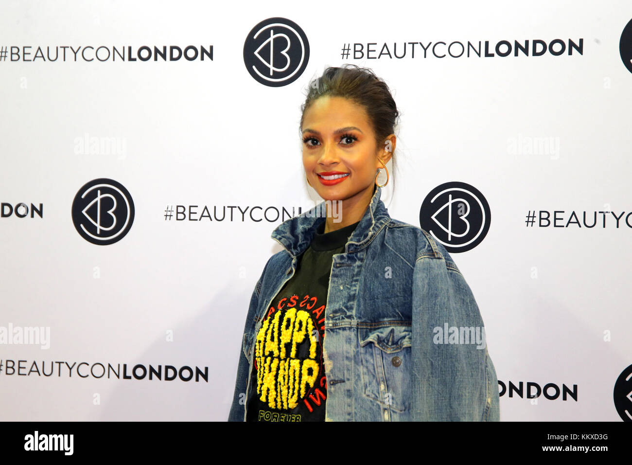 London, UK. 02nd Dec, 2017. Alesha Dixon singer, rapper, model, television presenter & talent show judge. She found fame in the all-female R&B/garage trio Mis-Teeq at Beautycon Festival that come to the London Olympia the show welcome some of the world's most influential content creators and celebrities, giving the chance to the thousands of attendees to meet and greet their idols who they follow on TV Instagram or YouTube Beautycon is a community for brands and fans to come together and talk about what matters; beauty, fashion, style Credit: Paul Quezada-Neiman/Alamy Live News Stock Photo