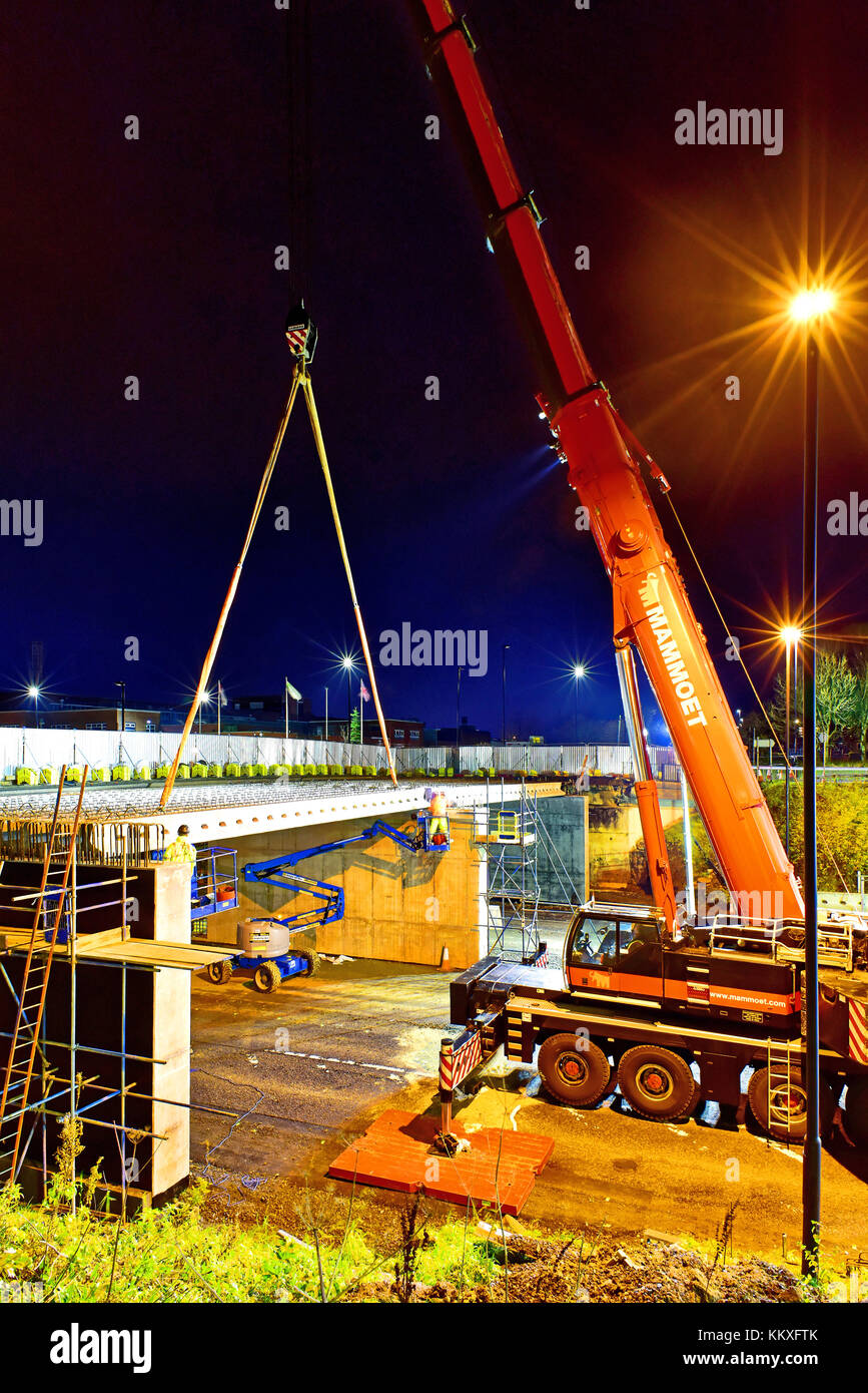 Lifting concrete lorry construction hires stock photography and images