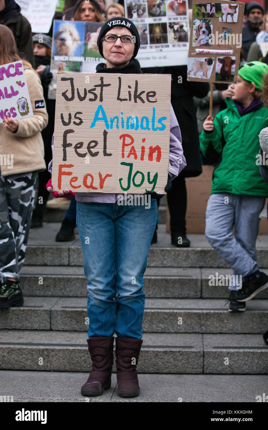 Animal liberation placard hi-res stock photography and images - Alamy