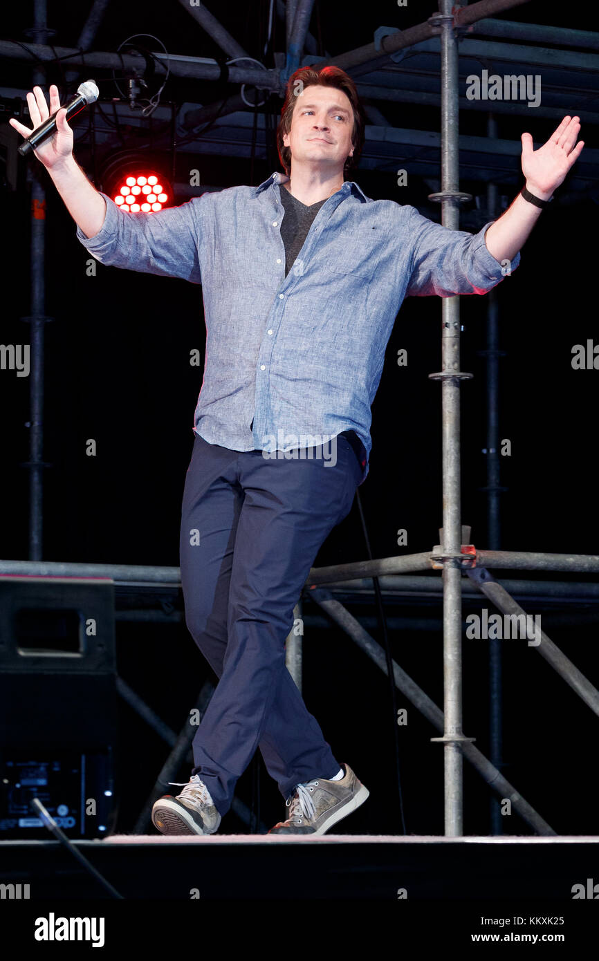 Actor Nathan Fillion attends the Grand Finale event for the Tokyo Comic