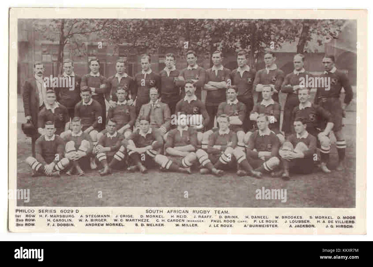 Springbok Rugby History The 1906 Springboks were a South African rugby team that played a ...