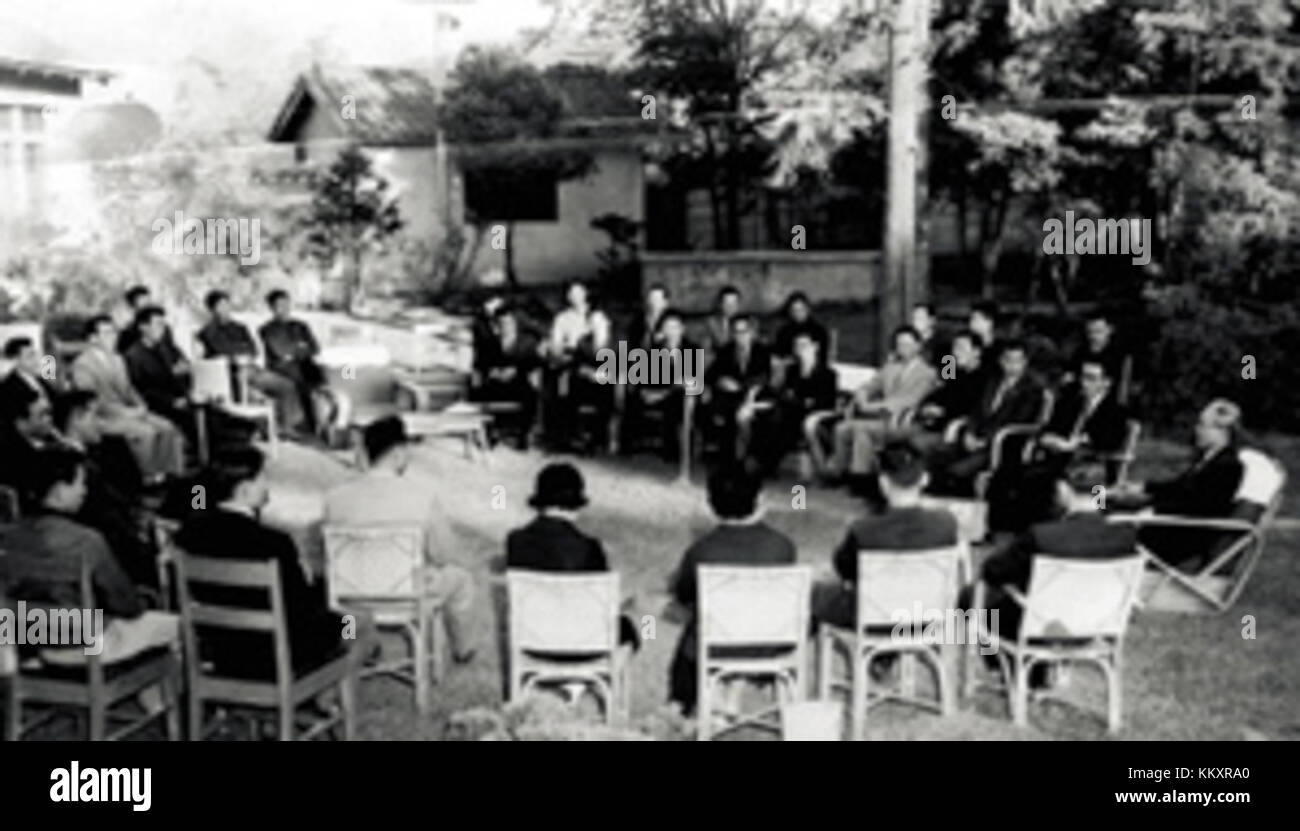 1960 Chang Myon and Korean House Stock Photo Alamy