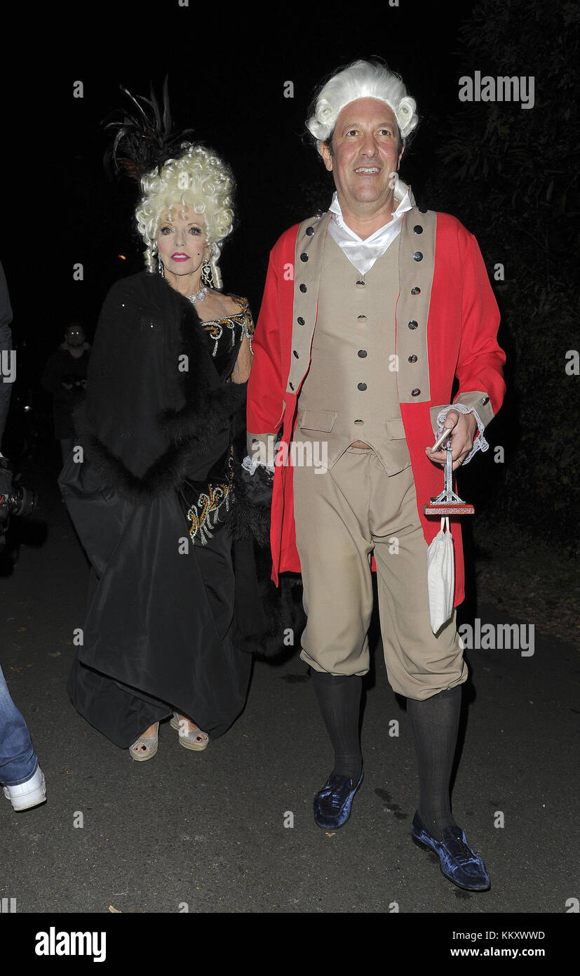 Celebrities attend Jonathan Ross' Halloween Party 2017 Featuring: Joan ...