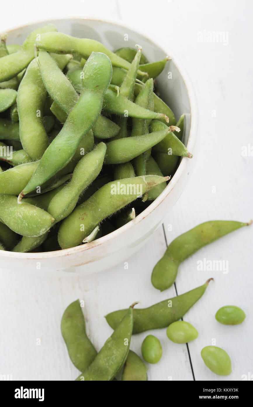 fresh soya beans Stock Photo Alamy