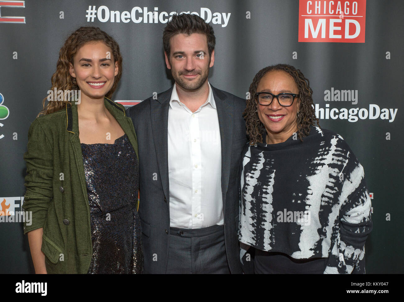 3rd annual NBC One Chicago Party featuring cast members from Chicago Fire, Chicago Med and Chicago P.D - Arrivals  Featuring: Rachel DiPillo, Colin Donnell, S. Epatha Merkerson Where: Chicago, Illinois, United States When: 30 Oct 2017 Credit: WENN Stock Photo