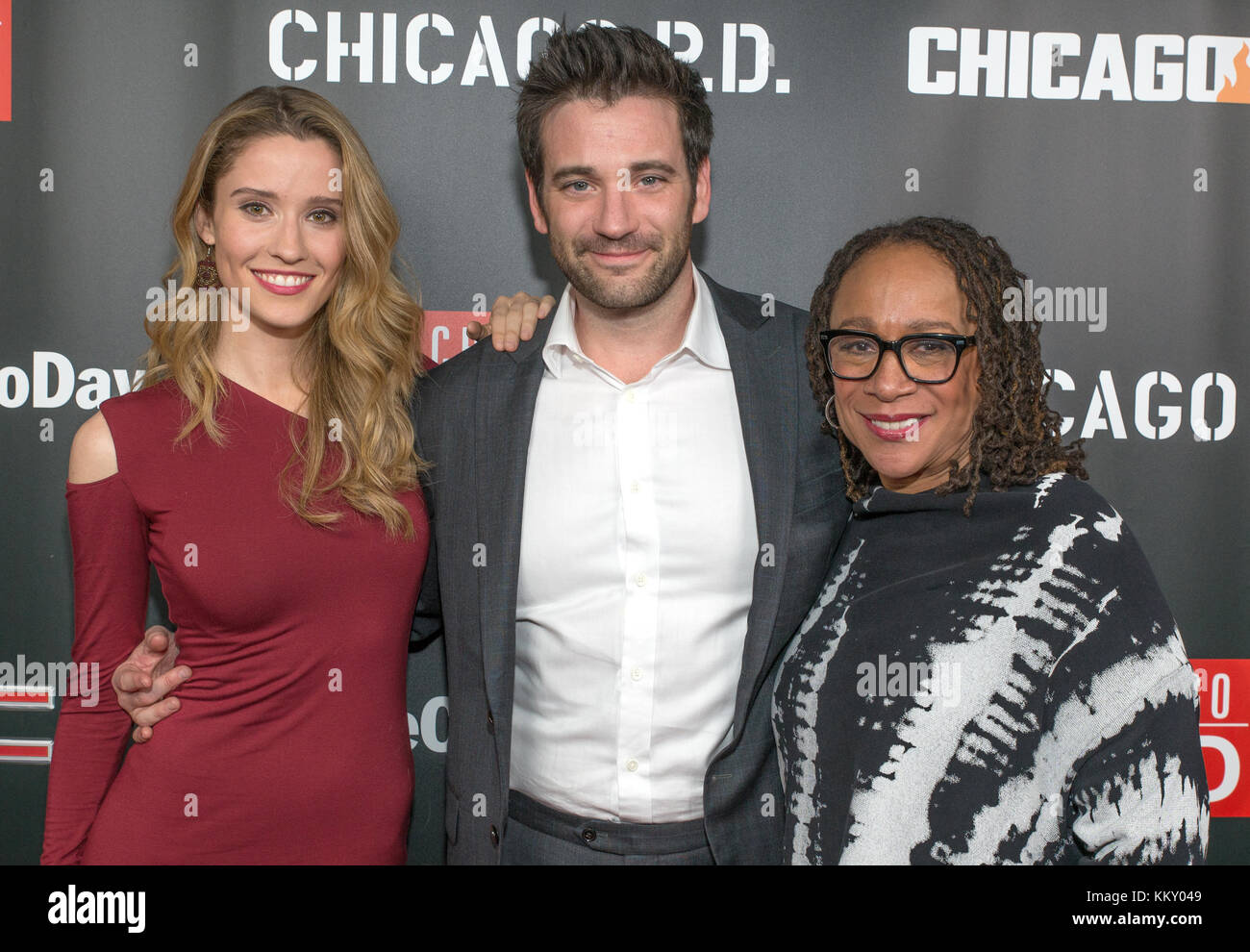 3rd annual NBC One Chicago Party featuring cast members from Chicago Fire, Chicago Med and Chicago P.D - Arrivals  Featuring: Norma Kuhling, Colin Donnell, S. Epatha Merkerson Where: Chicago, Illinois, United States When: 30 Oct 2017 Credit: WENN Stock Photo
