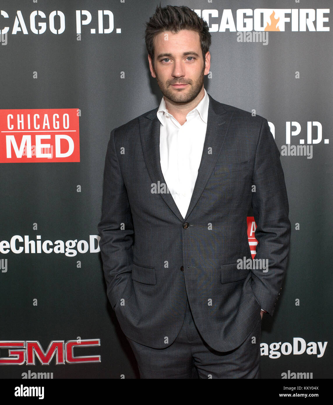 3rd annual NBC One Chicago Party featuring cast members from Chicago Fire, Chicago Med and Chicago P.D - Arrivals  Featuring: Colin Donnell Where: Chicago, Illinois, United States When: 30 Oct 2017 Credit: WENN Stock Photo