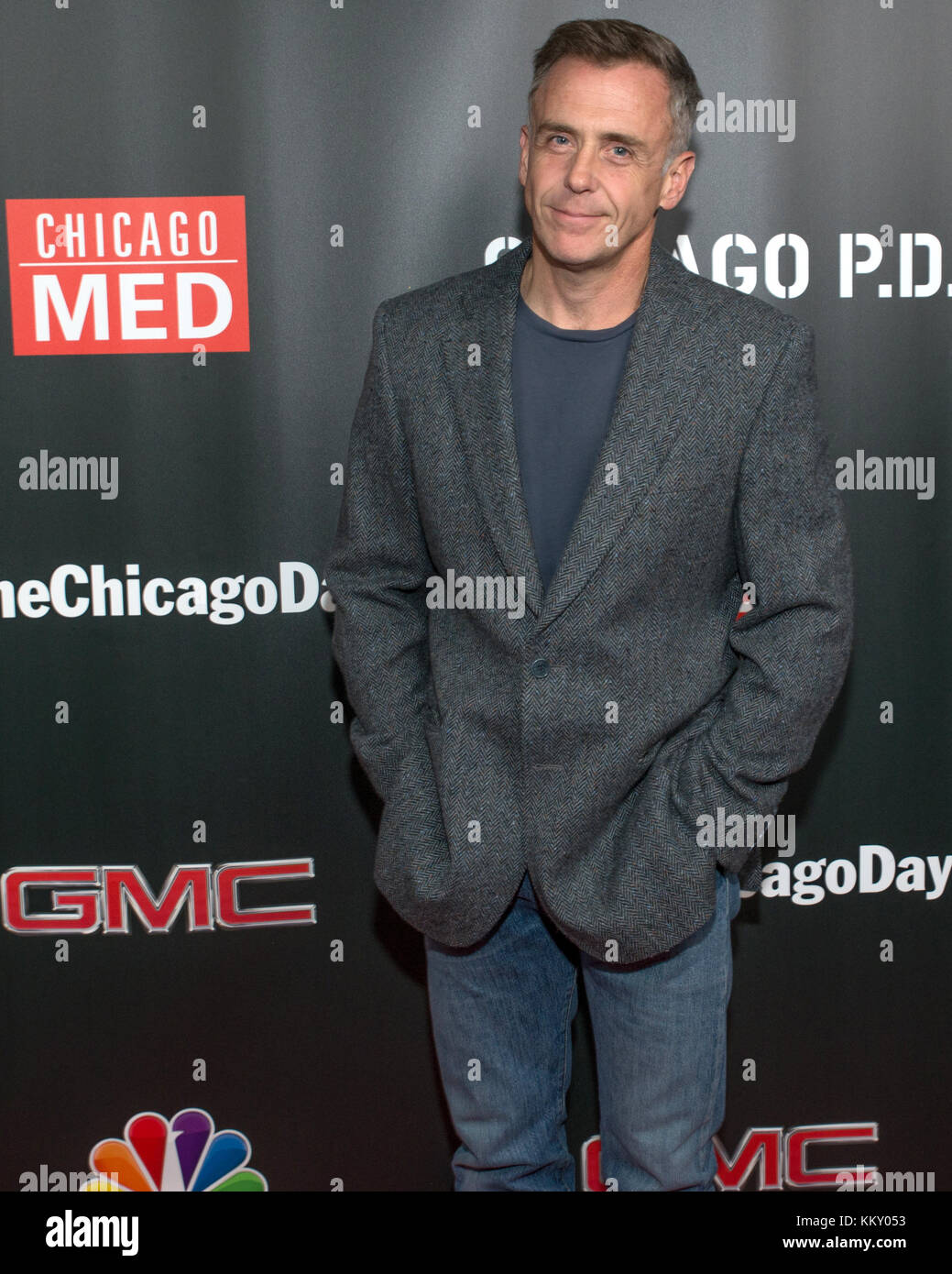 3rd annual NBC One Chicago Party featuring cast members from Chicago Fire, Chicago Med and Chicago P.D - Arrivals  Featuring: David Eigenberg Where: Chicago, Illinois, United States When: 30 Oct 2017 Credit: WENN Stock Photo