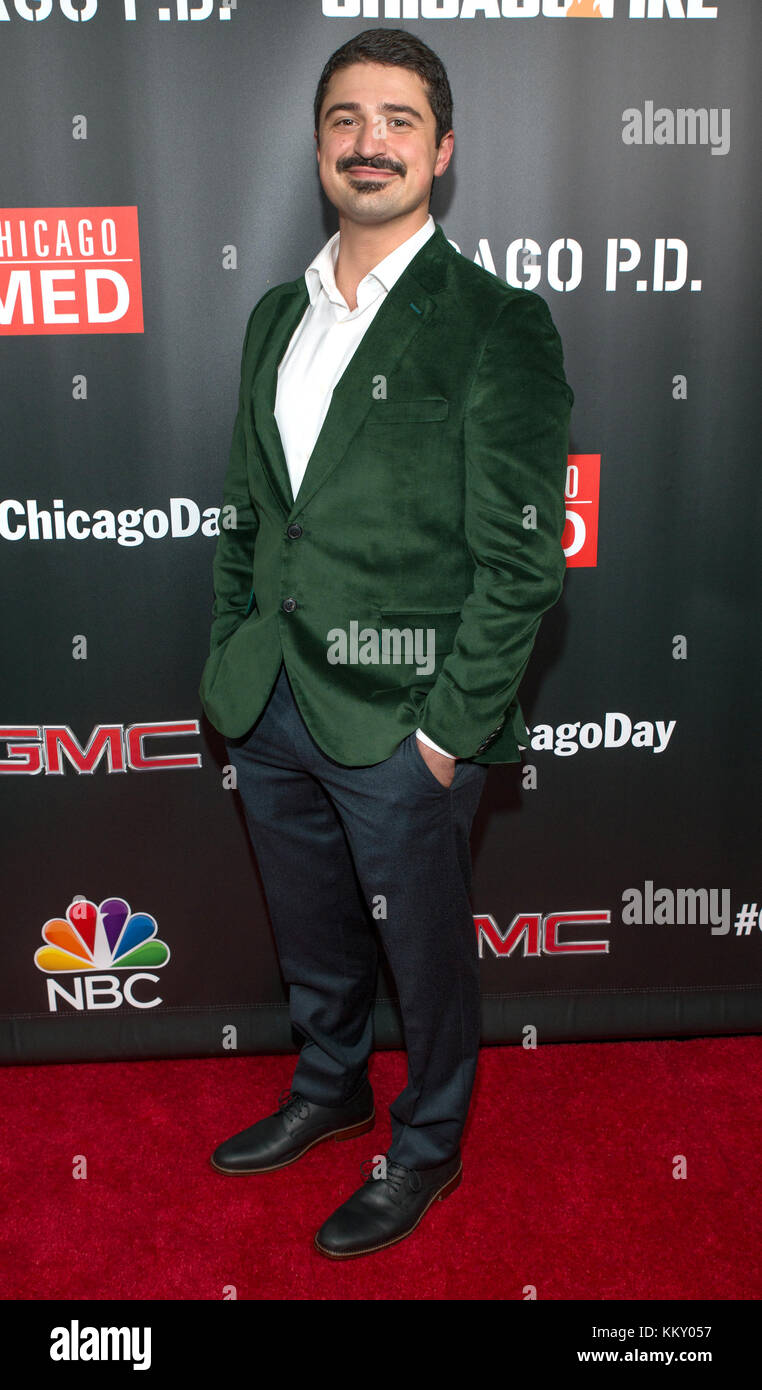 3rd annual NBC One Chicago Party featuring cast members from Chicago Fire, Chicago Med and Chicago P.D - Arrivals  Featuring: Yuri Sardarov Where: Chicago, Illinois, United States When: 30 Oct 2017 Credit: WENN Stock Photo