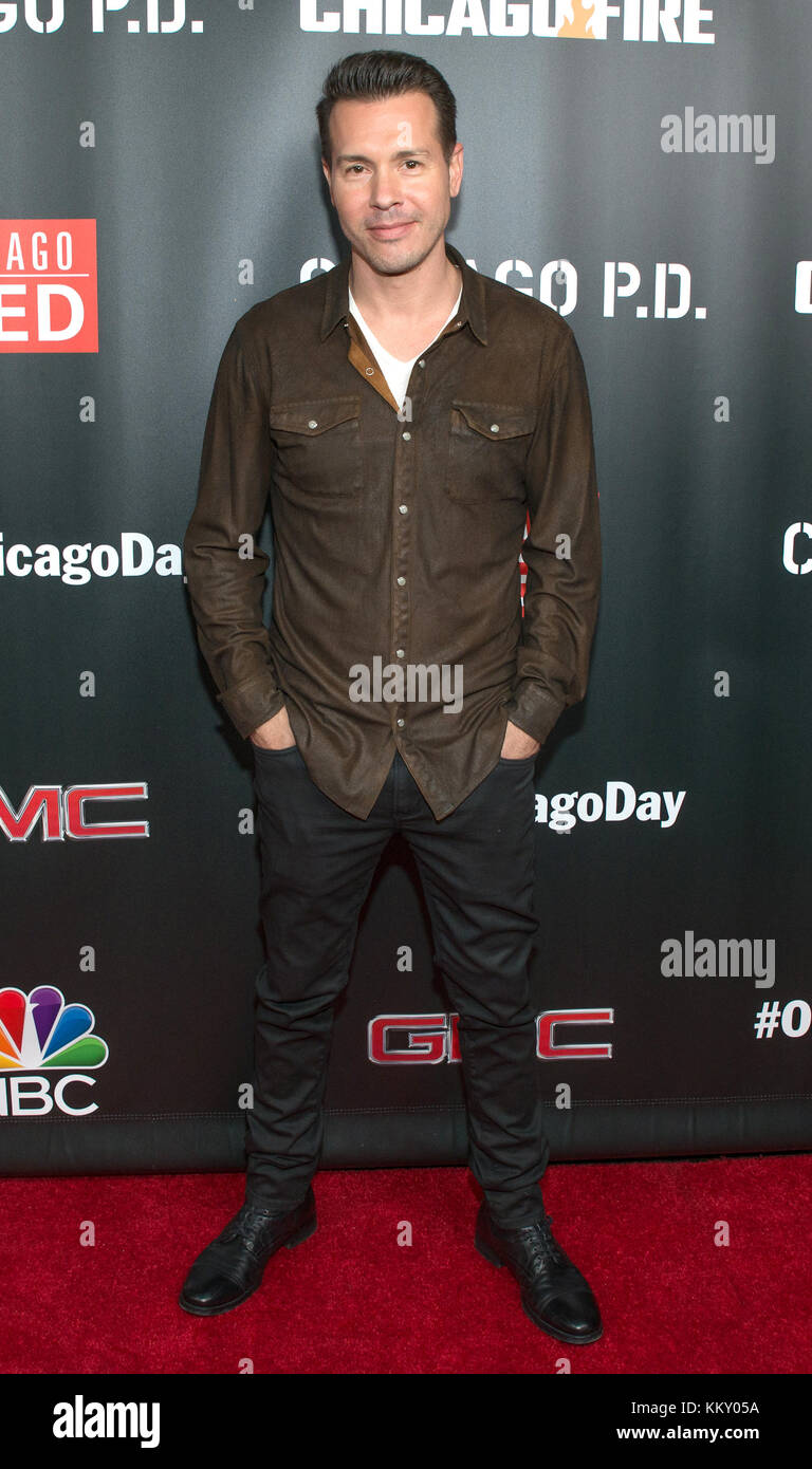 3rd annual NBC One Chicago Party featuring cast members from Chicago Fire, Chicago Med and Chicago P.D - Arrivals  Featuring: Jon Seda Where: Chicago, Illinois, United States When: 31 Oct 2017 Credit: WENN Stock Photo